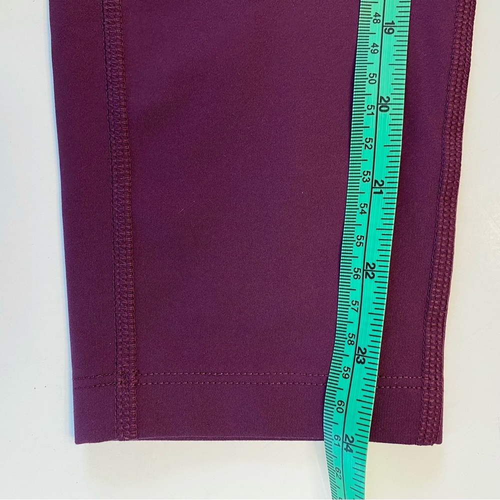 Girlfriend Collective Plum Compressive High Rise Legging Medium Purple Tights - Picture 15 of 16